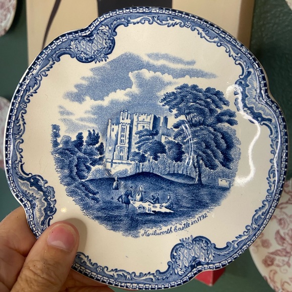 Johnson brothers vintage old Britain castles blus and white saucer 3 available - Picture 3 of 4